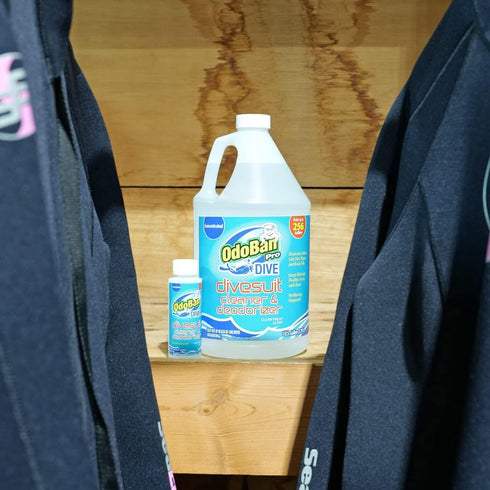 OdoBan Dive No-Rinse Wetsuit Cleaner Concentrate, 1 Gallon