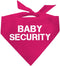 Dog Bandana Hot Pink | 100% Cotton Adjustable Triangle | Made in USA | New Baby Pregnancy Announcement Prop | Gender