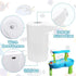 Water Table Pump Continuous Flow,Cordless Kids Battery Powered Water Outdoor Pump,No-Hole Installation Electric
