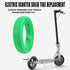 GYL 50/75-6.1 8.5x2.0 Solid Tire, 8 1/2x2 Replacement Tire Fit for Aovopro es80 Hover-1 Journey NAVIC T5 MOTORAUX Hurtle Xiaomi m365 Electric Scooter, 8.5x2.125 Inch Anti-explosion Wheel, Green by GYL