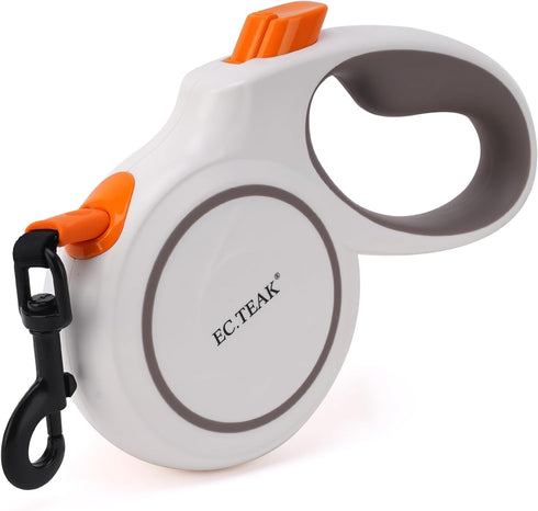 Retractable Dog Leash, 16 ft Strong Nylon Tape Lead for Pets up to 110lbs, Tangle-Free & Anti-Slip Handle