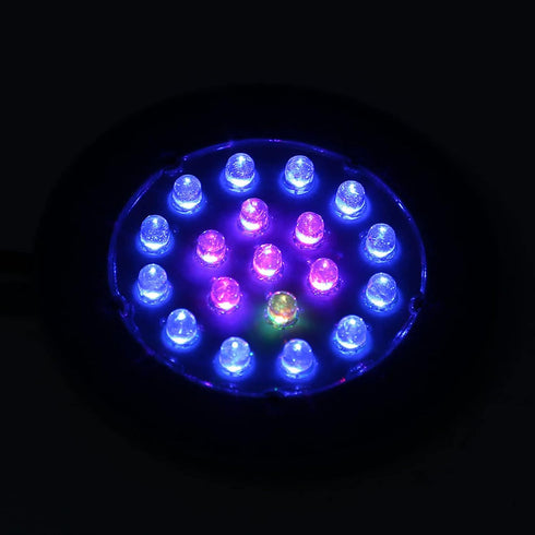 LED Aquarium Air Light Control - Changing Lamp for Fish Tank Bubbler, US Plug 100-240V