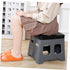 BESPORTBLE Portable Folding Toilet Made of PP Material Compact Foldable Potty for Camping Car Travel Outdoor Use