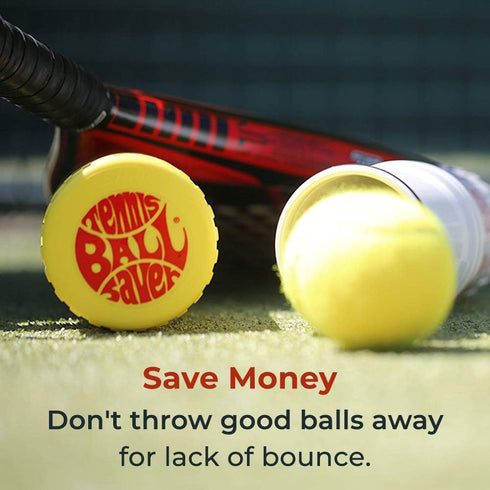 Tennis Ball Saver for Pressurized Tennis Ball Storage, Keeps Balls Bouncing Like New