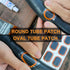 PAX 108 Pcs Round Bike Inner Tire Tube Patches 19mmØ, Flat Puncture Repair Patch for Bicycle, Motorcycle