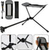 Tzdxfgl Hammock Camping Chair Foot Rest, Foldable Chair Footrest, Folding Attachable Camp Chair Leg Rest, Outdoor
