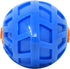 Nerf Dog 6in TPR EXO Squeak Football, Blue/Orange