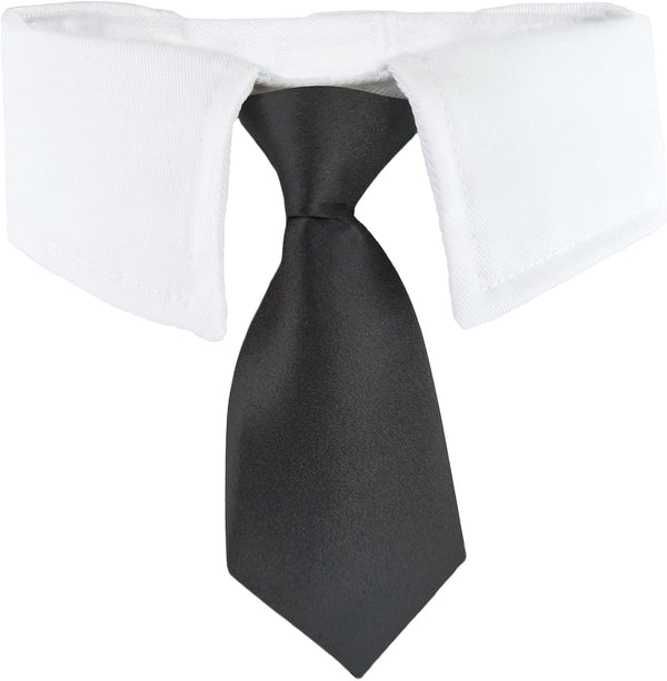 KOOLMOX Dog Tie, Handcrafted Adjustable Formal Collar Neck Tie, Bowtie for Little Puppy, Small Boy Cat Dog Tuxedo