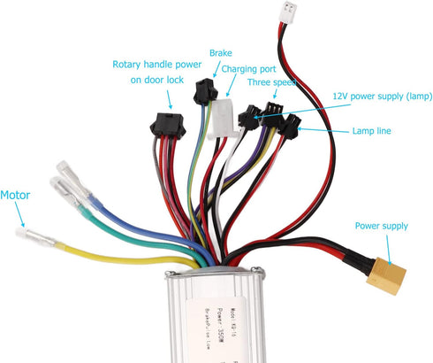 VGEBY Electric Bike Brushless Controller for 36V 350W Lithium Battery Motor