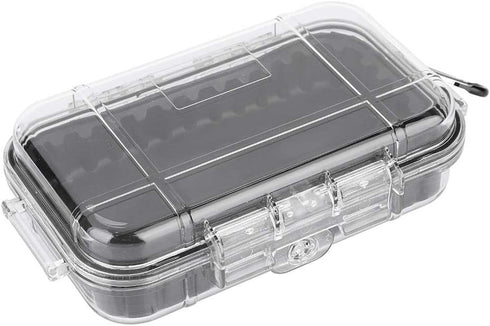 VGEBY Waterproof Storage Case, Outdoor Shockproof Box for Boating Diving Hunting, Camping Supplies (Transparent)