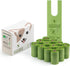SUPERBIO Handle Tie Dog Poop Bags,12 Rolls,180 Bags,Extra Thick and Strong, OK