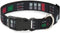 Dog Collar Plastic Clip, Star Wars Darth Vader Utility Belt, Bounding3, Black Grays Reds, 15 to 26 Inches