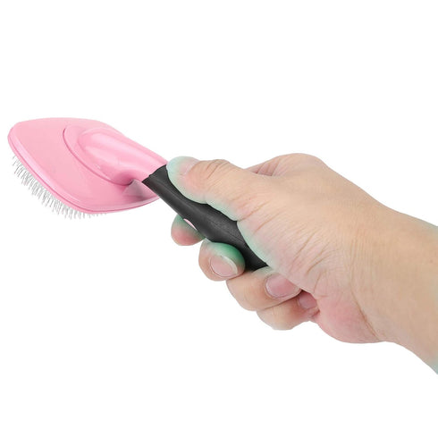 GLOGLOW Pet Hair Comb, 360° Rotation Deshedding Slicker Brush for Cat Dog Cleaning