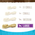 Merrick Fresh Kisses Natural Dental Chews, Toothbrush Shape Treat for Large Dogs, Infused With Real Mint, 16 ct. Box.