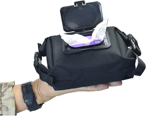 JFFCESTORE Tactical Toilet Paper Holder Camping Wipes Box Tissue Box Portable Paper Sleeve Waterproof Portable