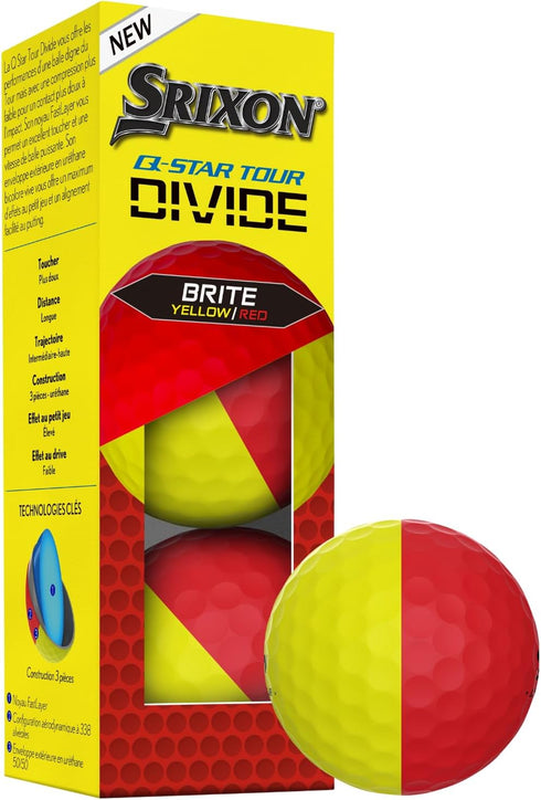 Srixon Q-Star Tour Divide Golf Balls - High Performance