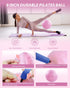 Set, Pilates Equipment Kit for Home Workout, Home Pilates Essentials Kit Magic Circle Ring and Ball Adjustable Ankle