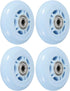 PATIKIL 70mm OD Inline Skate Wheels with Bearings, 4 Pack 82A Replacement Accessories for Indoor or Outdoor Caster Board