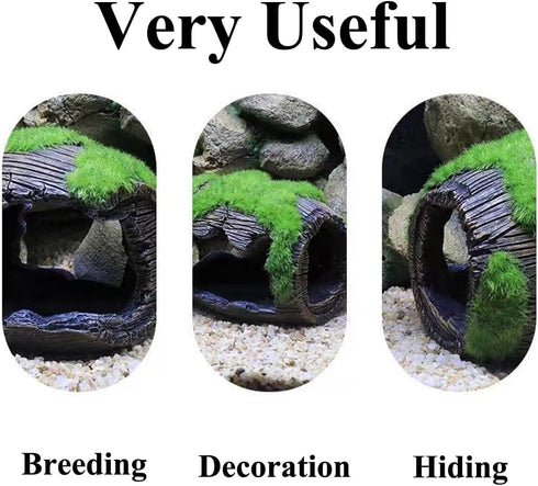 Aquarium Decorations, Fish Tank Hideout Cave for Betta, 3.5" Ornament