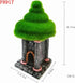 Luzhengyang (F8917) Resin Aquarium Decoration Hollow Tree Stump Cave for Fish Tank, Small Synthetic Resin Ornament