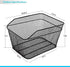 Rear Bike Basket, Bicycle Rack Basket with Rainproof Reflectors and Cargo Net, 15.45 * 11.6 * 7.1 inches