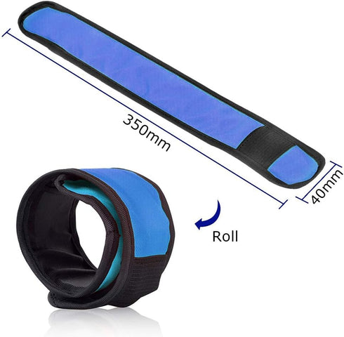 LOBKIN Safety Bracelets, LED Slap Armband for Kids Walking at Night, Safe LED Light Reflective Belt for Runners