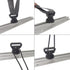 Tie Downs for Kayak Track Mount, Black Horizontal or Vertical Tie Down Mount for Securing Accessories