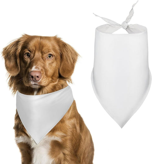 Personalized Dog Bandana with Name Custom Neckwear Dog Scarf Triangle Bibs Kerchief