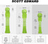 Scott Edward Golf Headcovers for Woods, Set of 3 Fits Driver Fairway Wood and Hybrid, Perfect Change for Golf Bag