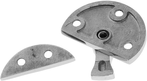 Stainless Steel 316 Boat Door Cabinet Hatch, 45mm Round Turn Button Twist Catch Latch Marine Hardware