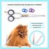 Set Left-Handed Pet dog Grooming Scissors Pro-Grade Curved Shears for Dogs Cats - Precision Crafted Sharp Blades