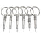 Hysagtek 6 Pcs Bimini Pins, 1/4" Diameter Quick Release Pin Boat Canopy Hardware, 316 Stainless Steel