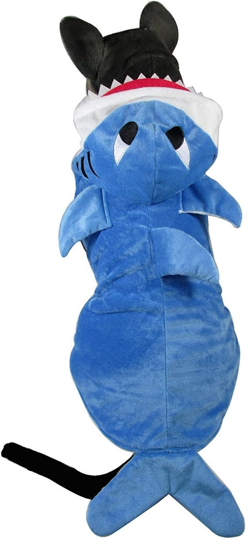 Mogoko Funny Dog Cat Shark Costumes - Large Pet Halloween Christmas Cosplay Dress, Animal Fleece Hoodie (XXXL Size)