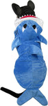 Mogoko Funny Dog Cat Shark Costumes - Large Pet Halloween Christmas Cosplay Dress, Animal Fleece Hoodie (XXXL Size)