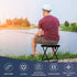 Wannasky Picnics-1PCS Folding Stool, Mini Outdoor Camping Stool, Portable Small Foldable Lightweight Hunting Seat
