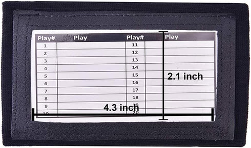 CAREWORX (10 Pack) Play Wristband (Youth or Adult) with Triple Windows-Great for Tackle,Touch,and Football