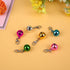 Pet Bells for Dog Cat Collar 6 Pack, Charm Pet Pendant Accessories with 1 Pack Stainless Steel Keychain