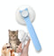 Cat Grooming Brush, Pet Hair Brush, Dog Slicker Brushes for Gently Removing Loose Undercoat (Blue).