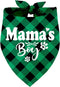 Mama’s Boy Dog Bandana - Dog Mom's Gift - Printed Pet Scarf for Dog Lovers - Small Medium Large Dogs (N3)