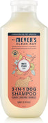 MRS. MEYER'S Clean Day 3 in 1 Dog Shampoo, White Peach Scent,