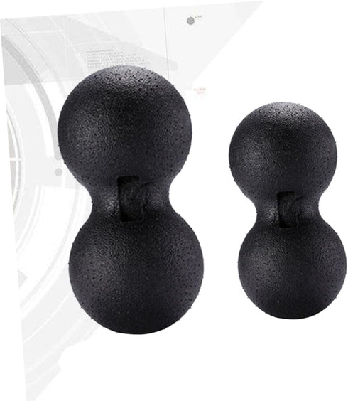 2 Pack Set Peanut Massage Ball Back Shoulder Neck Spine Massager for Muscle Relief for Yoga Pilates