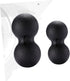 2 Pack Set Peanut Massage Ball Back Shoulder Neck Spine Massager for Muscle Relief for Yoga Pilates