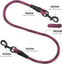 BTINESFUL 3FT Dog Tie Down, Nylon Rope Short Tether for Indoor Training and Vehicle Safety