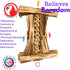 1547 Natural Helix Bonka Bird Toys, Cardboard Shredder Vine for Parrots, Parrotlets, Conures, and Cockatiels