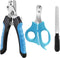 Pet Nail Clippers and Trimmers Set, Safety Guard to Avoid Over Cutting, Razor Sharp Blades Grooming Tool for All Small