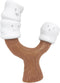 Nylabone Strong Chew Marshmallow Stick Dog Chew Toy - Fun Durable Dog Toys for Aggressive Chewers, Toasted Marshmallow