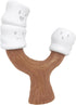Nylabone Strong Chew Marshmallow Stick Dog Chew Toy - Fun Durable Dog Toys for Aggressive Chewers, Toasted Marshmallow