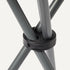 Amazon Basics Portable Camping Stool, Collapsible, Lightweight, for Hiking, Hunting, Fishing, Black