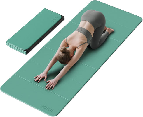 Foldable Yoga Mat Extra Thick & Large (74" x 31.5" x 0.32"),