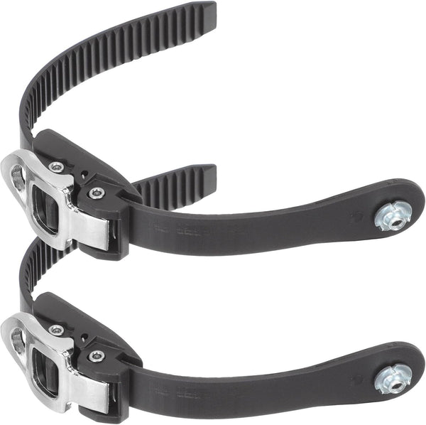 Roller Skate Strap, 2Pcs Inline Roller Shoes Strap, Professional Buckle Replacement for Snowboard Straps, Black